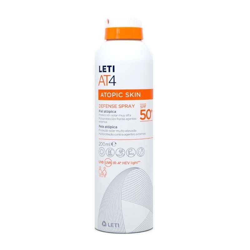 Leti AT4 Piel Atópica Spray Protección Solar SPF50+ 200 ml