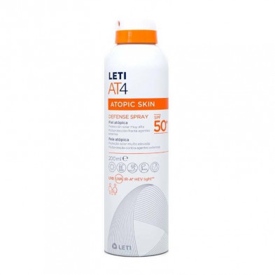 Leti AT4 Piel Atópica Spray Protección Solar SPF50+ 200 ml