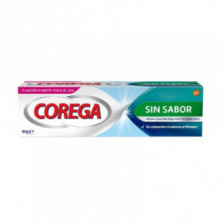 Corega Crema Fijadora Extra Fuerte Sin Sabor 40g