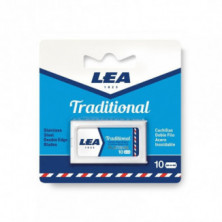 Cuchillas Doble Filo Traditional 10uds Lea