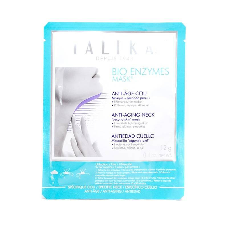 Talika Bio Enzymes Mascarilla Antiedad Zona Cuello 1 Unidad