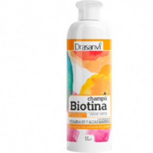 Champú Biotina y Aloe Vera - Pelos Secos y Apagados 1000 ml Drasanvi