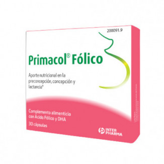 Primacol Fólico 30 cápsulas Intherpharma