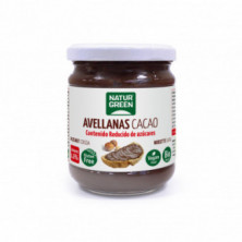 NaturGreen Crema Avellanas Cacao Contenido Reducido de Azúcares Bio 200 g