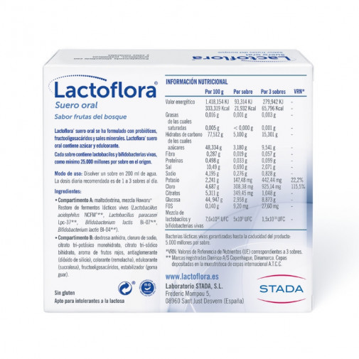 Lactoflora Suero Oral 6 Sobres