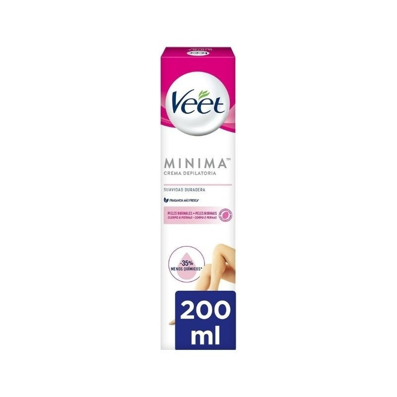 Crema Depilatoria Piel Normal 200 ml Veet Mínima