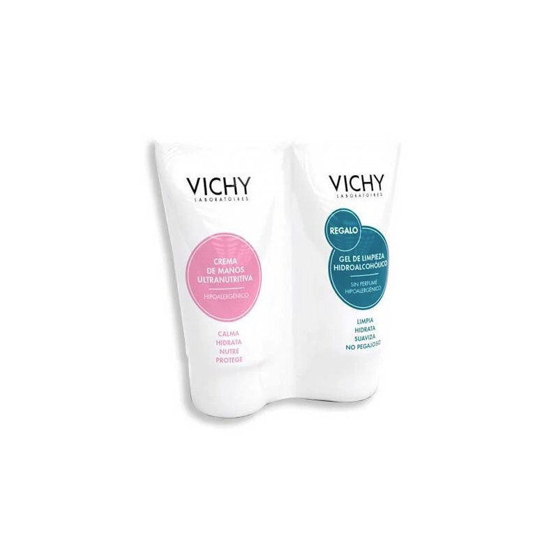 Crema de Manos Ultranutritiva 50ml Vichy  + Regalo Gel Hidroalcohólico 50ml