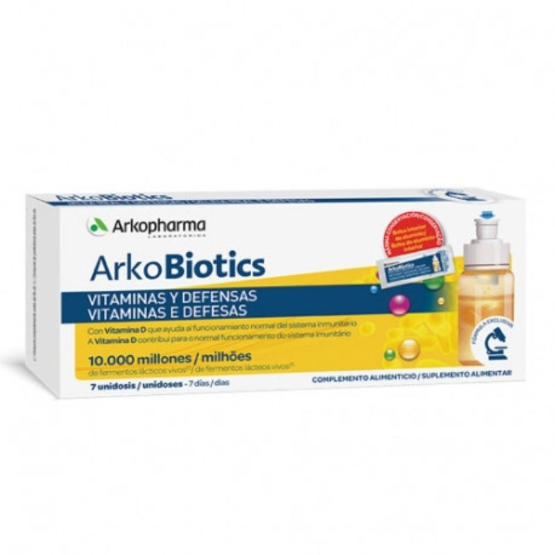 Arkobiotics Vitaminas y Defensas 7 Unidosis Arkopharma