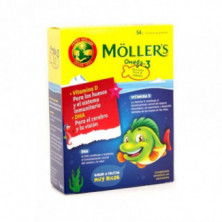 Moller's Omega 3 Vitamina D 45 Peces de Gominola