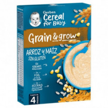 Papillas De Cereales Para Bebés De Arroz y Maíz 250 gr Gerber