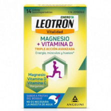 Leotron Magnesio + Vitamina D 14 Sobres Angelini