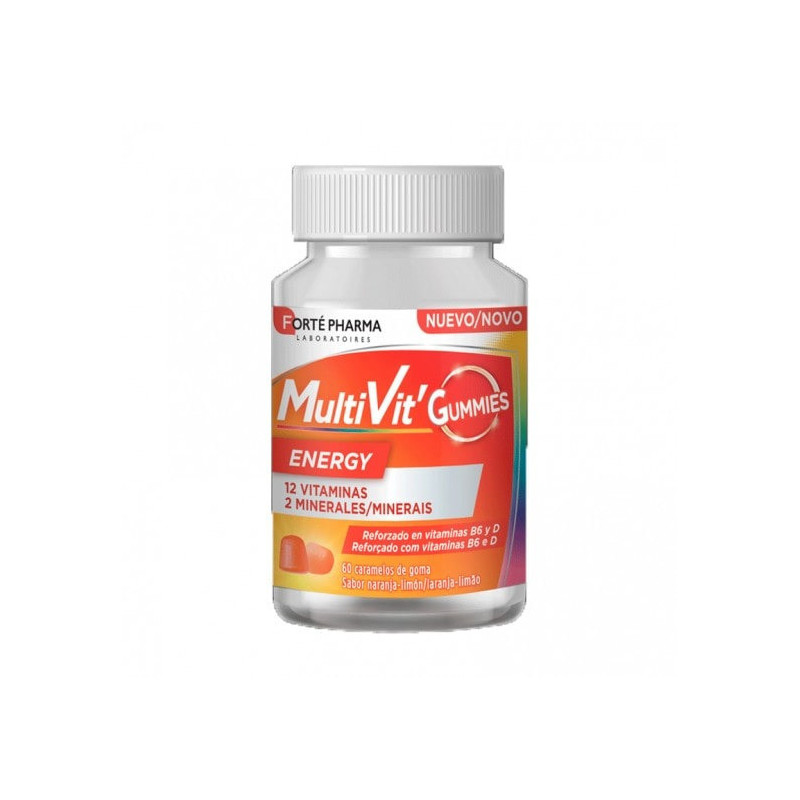 Multivit Energy Gummies 60 Caramelos Forte Pharma