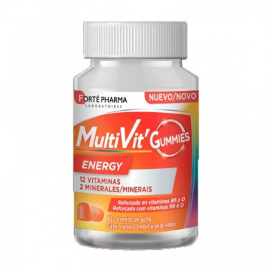 Multivit Energy Gummies 60 Caramelos Forte Pharma