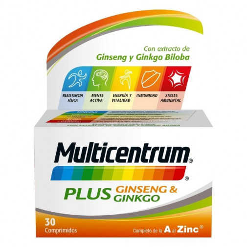 Multicentrum Plus Ginseng Gingko 30 Com