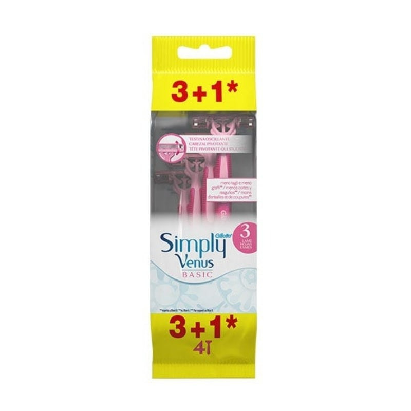 Gillette Simply Venus3 Basic 3+1 Unidades