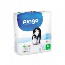 Pañales Ecológicos Talla 6 XL (15-30 kg) 32 Unidades Pingo