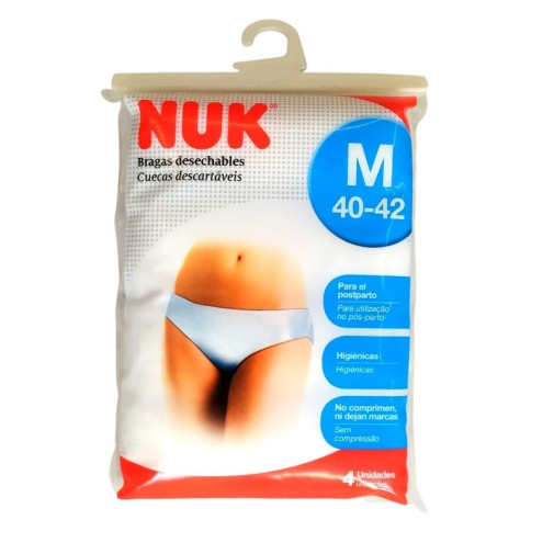 Bragas Desechables Talla M (40-42) 4 Unidades Nuk