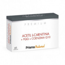 Acetil L-Carnitina+PQQ+Coenzima Q10 60 Cápsulas Prisma Natural