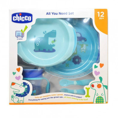 Chicco Vajilla Infantil 12m+ Azul