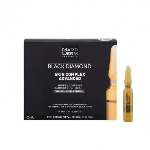 Skin Complex Piel Normal/seca Black Diamond 30 Ampollas Martiderm
