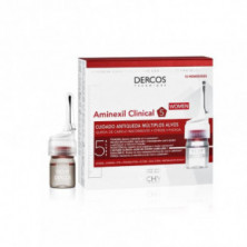 Dercos Aminexil Clinical Women 5 Acciones 12 Ampollas Vichy