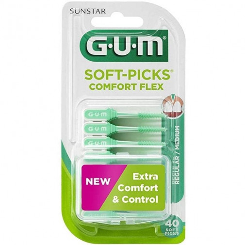 Palillo Interdental Soft Picks Comfort Flex 40 Unidades Gum
