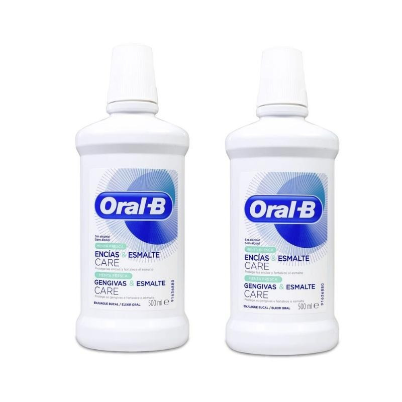 Oral B Duplo Colutorio Encías y Esmalte Care 2x500 ml