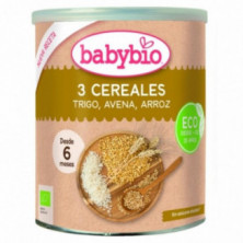 Cereales con Trigo Avena y Arroz 220 gr Babybio