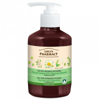 Gel Higiene Íntima Diaria Arbol de Té y Caléndula 370 ml Green Pharmacy