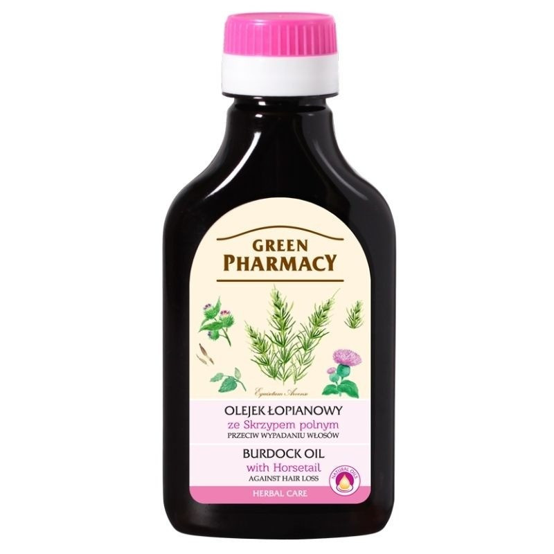 Aceite Capilar Bardana y Cola de Caballo Pérdida de Cabello 100 ml Green Pharmacy