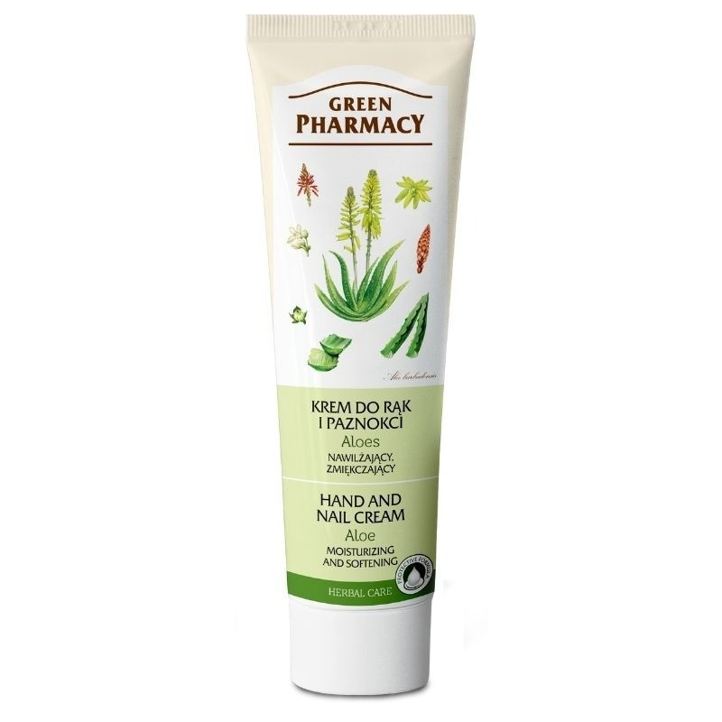 Crema de Manos y Uñas Hidratante y Suavizante Aloe Vera 100 ml Green Pharmacy