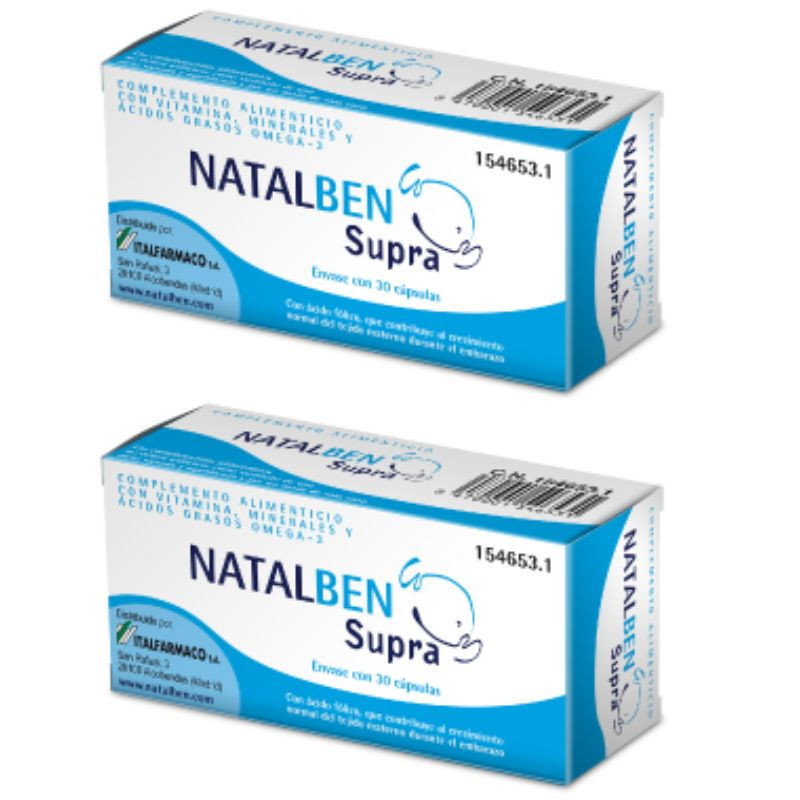 Natalben Supra Duplo 2x30 Cápsulas