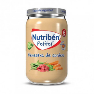 Potito Menestra de Cordero 235 gr Nutribén