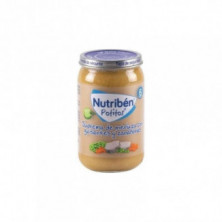 Potito Suprema de Merluza con Guisantes y Zanahorias 235 gr Nutribén