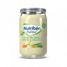 Potito Crema de Patata, Puerro y Zanahoria 235 gr Nutribén