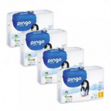 Pack Pañales Ecológicos Talla 2 Mini (3-6 kg) 4x42 Unidades Pingo