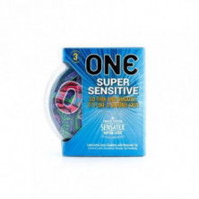 Preservativos Super Sensitive 3 uds One