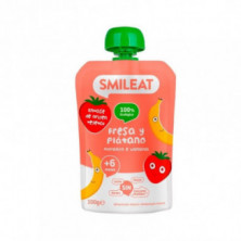 Pouch de Fresa y Plátano 100 gr Smileat