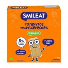 Panecillos De Cereales Con Plátano y Calabaza 60 gr Smileat