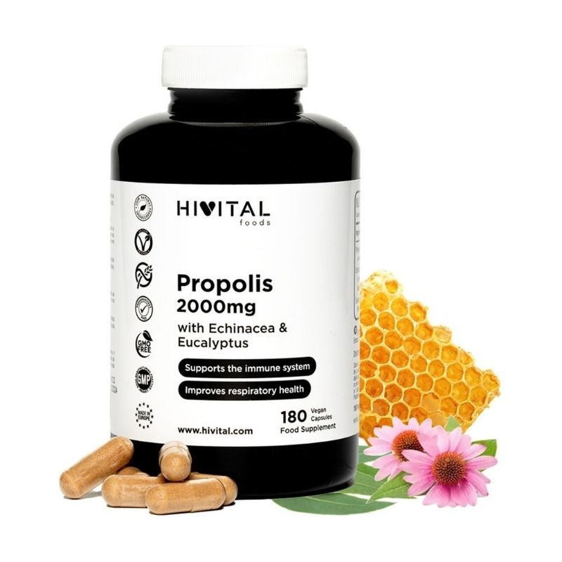 Própolis 2000 mg 180 Cápsulas Hivital