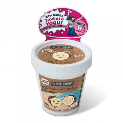 Crema Corporal Textura Yogur Coco 200 gr The Fruit Company