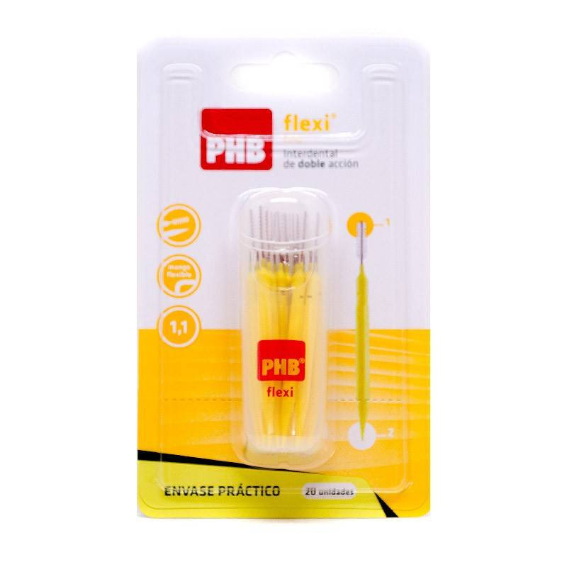 PHB Flexi Interdental Fino Doble Acción 20 Unidades