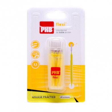 PHB Flexi Interdental Fino Doble Acción 20 Unidades