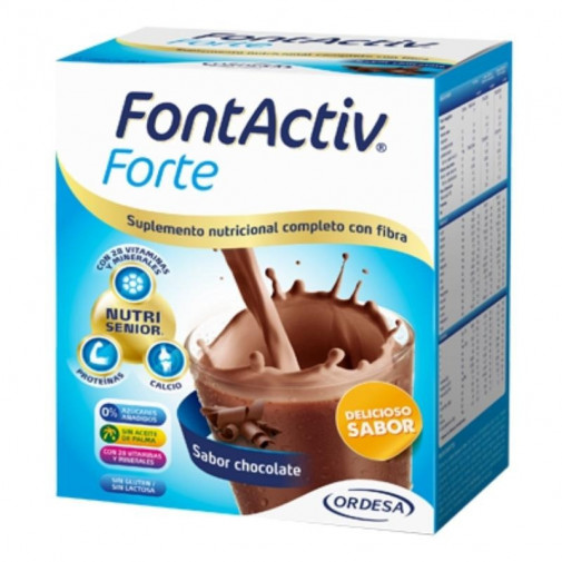 Suplemento Sabor Chocolate En Sobres 14x30 Gr Fontactiv