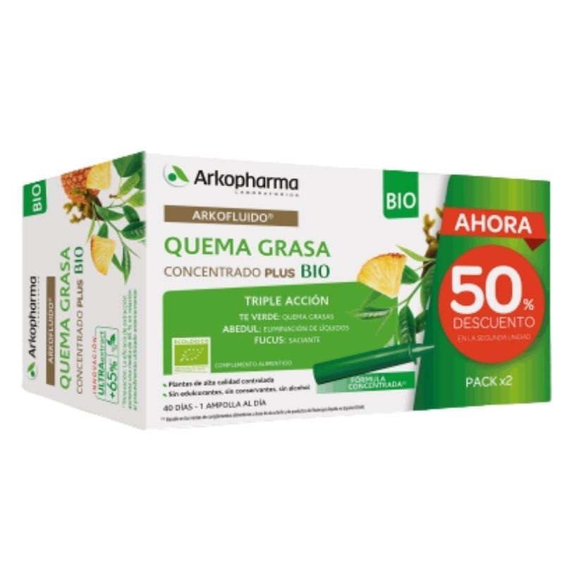 Arkofluido Quemagrasa Bio 20 dosis Bio x2 Arkopharma