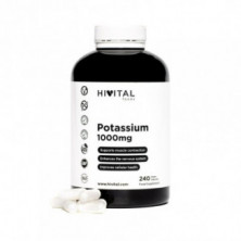 Potasio 1000 Mg 240 Cápsulas Veganas Hivital