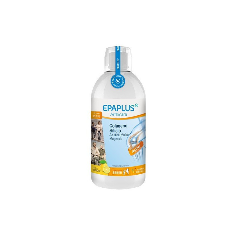 EpaPlus Arthicare Colágeno + Ácido Hialurónico + Silicio Bebible Sabor Limón 1000ml