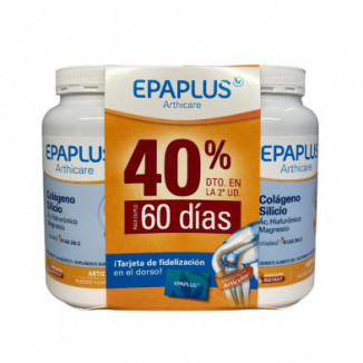 EpaPlus Arthicare Colágeno + Ácido Hialurónico + Silicio para Articulaciones Sabor Limón Duplo 2x330g