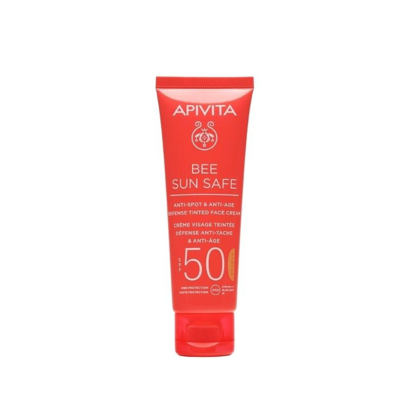 Crema Anti Edad Y Anti Manchas Con Color SPF50 50 ml Apivita