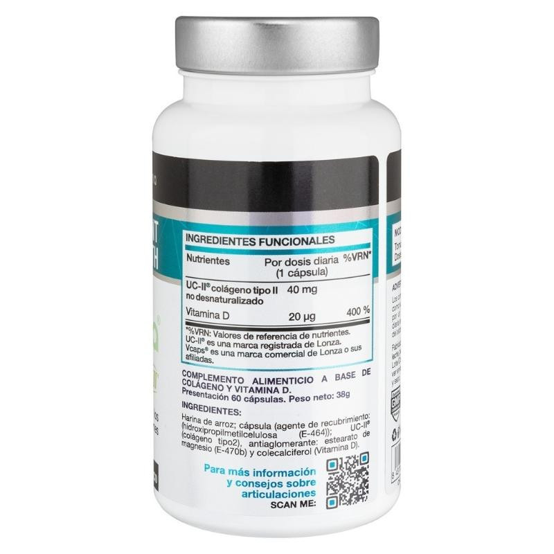 Colágeno UC-II® y Vitamina D Artilyra 60 cápsulas Lyrapharma